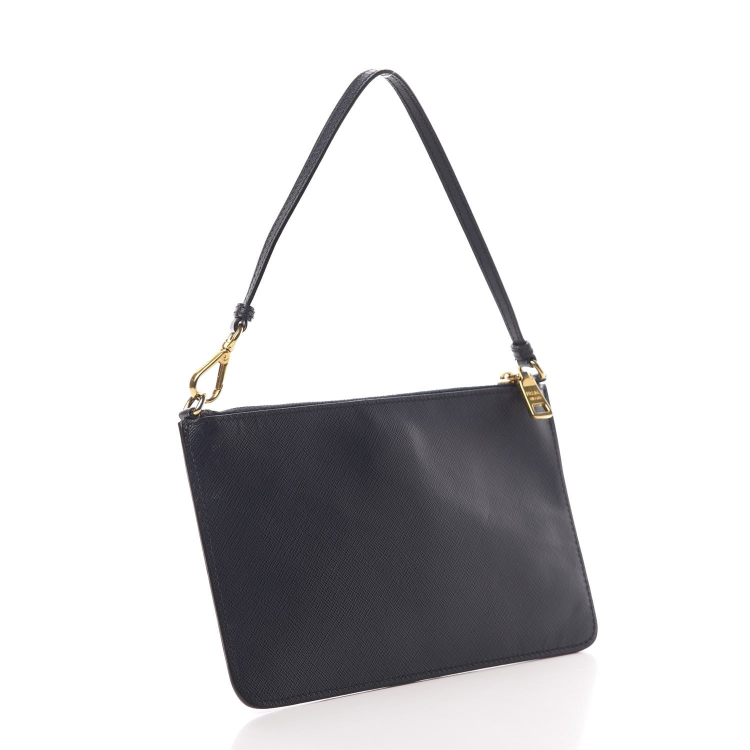 Prada Saffiano Pochette Bag Baltico 3 of 10
