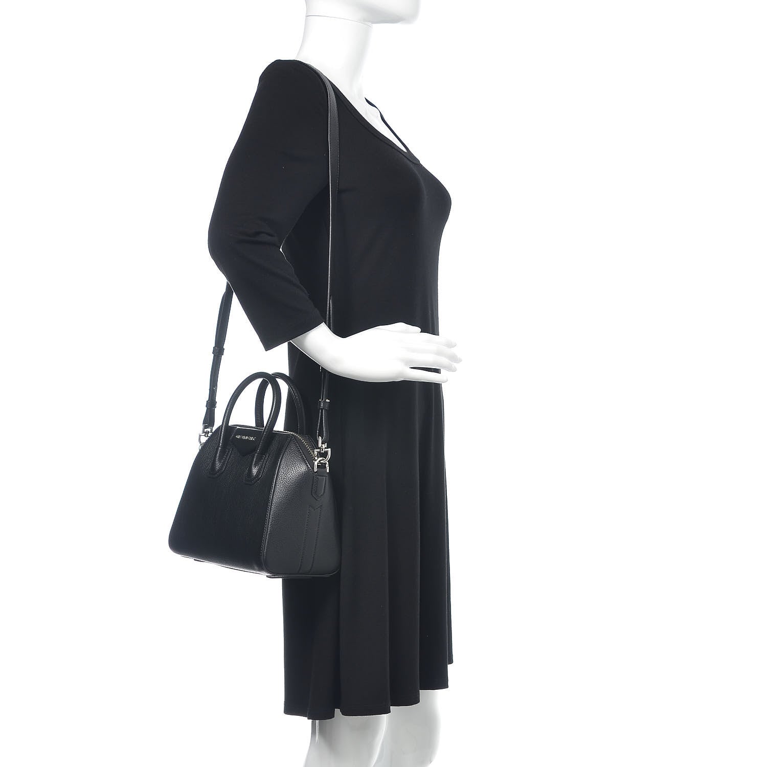Givenchy Sugar Goatskin Mini Antigona Black 2 of 11