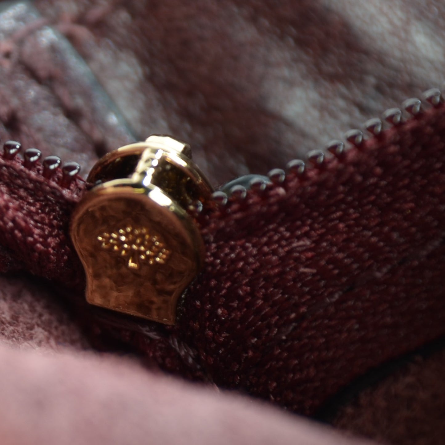 Natural Leather Small Bayswater Oxblood