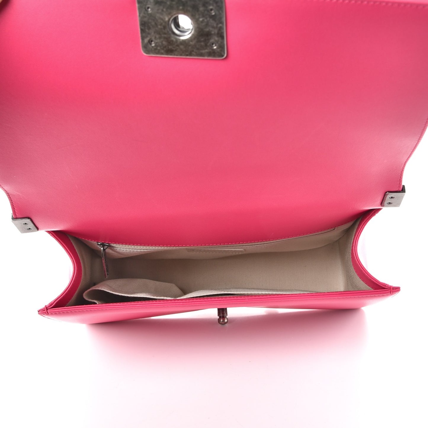 Lambskin Quilted New Medium Boy Flap Pink
