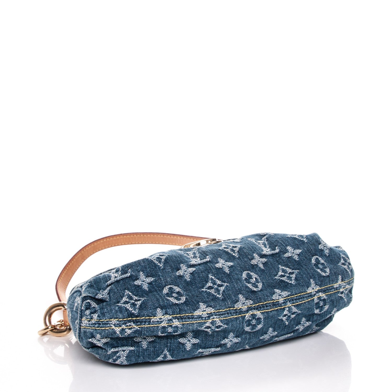 Louis Vuitton Monogram Denim Mini Pleaty Blue 4 of 7