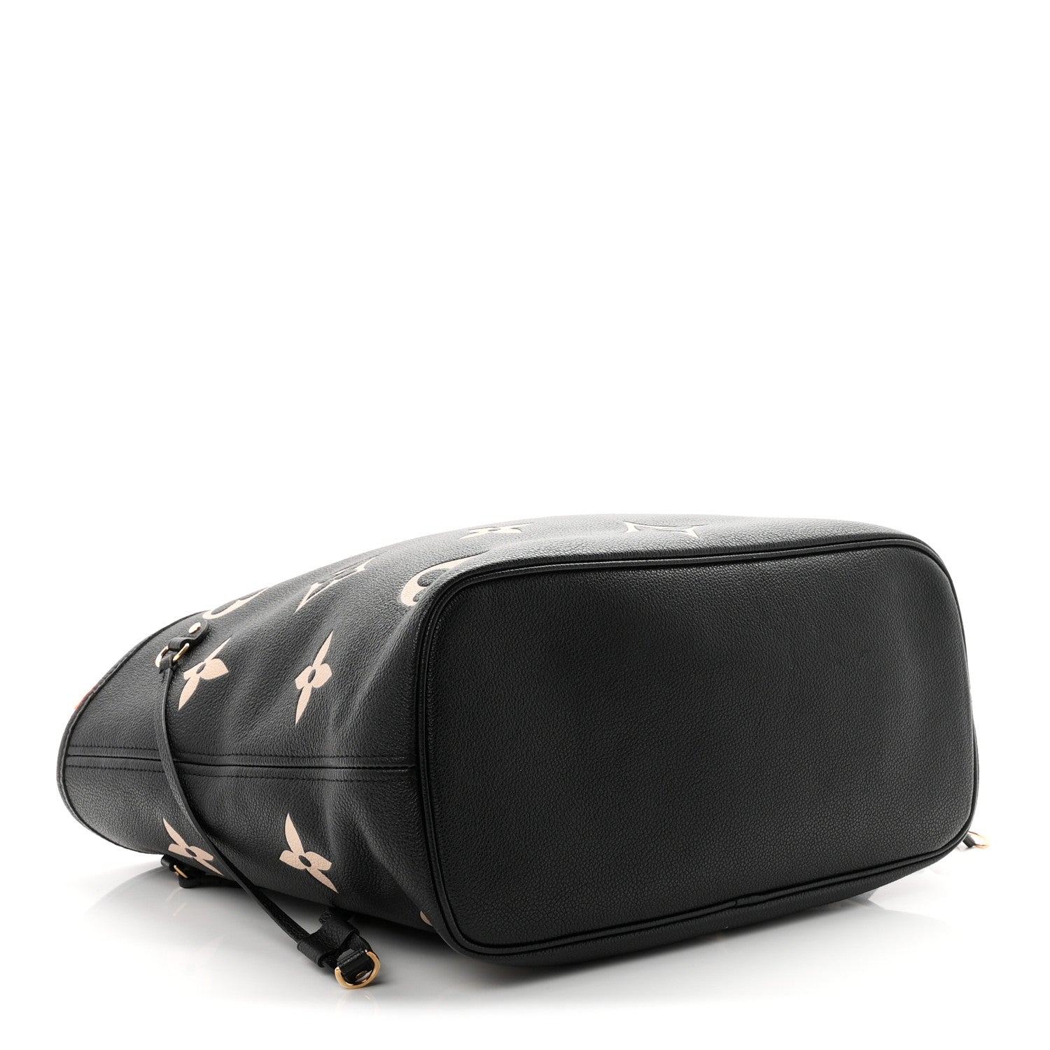 Louis Vuitton Empreinte Monogram Giant Neverfull MM Black Beige 5 of 10