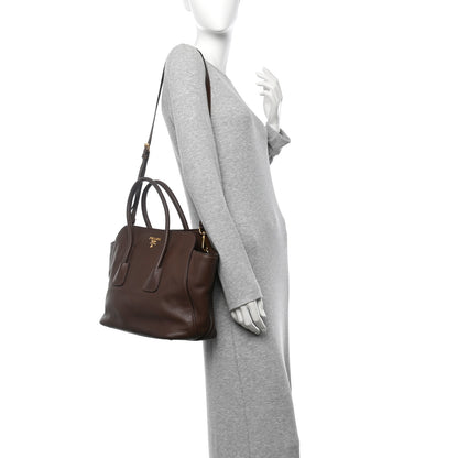 Prada Vitello Daino Shopping Tote Bruciato 2 of 11