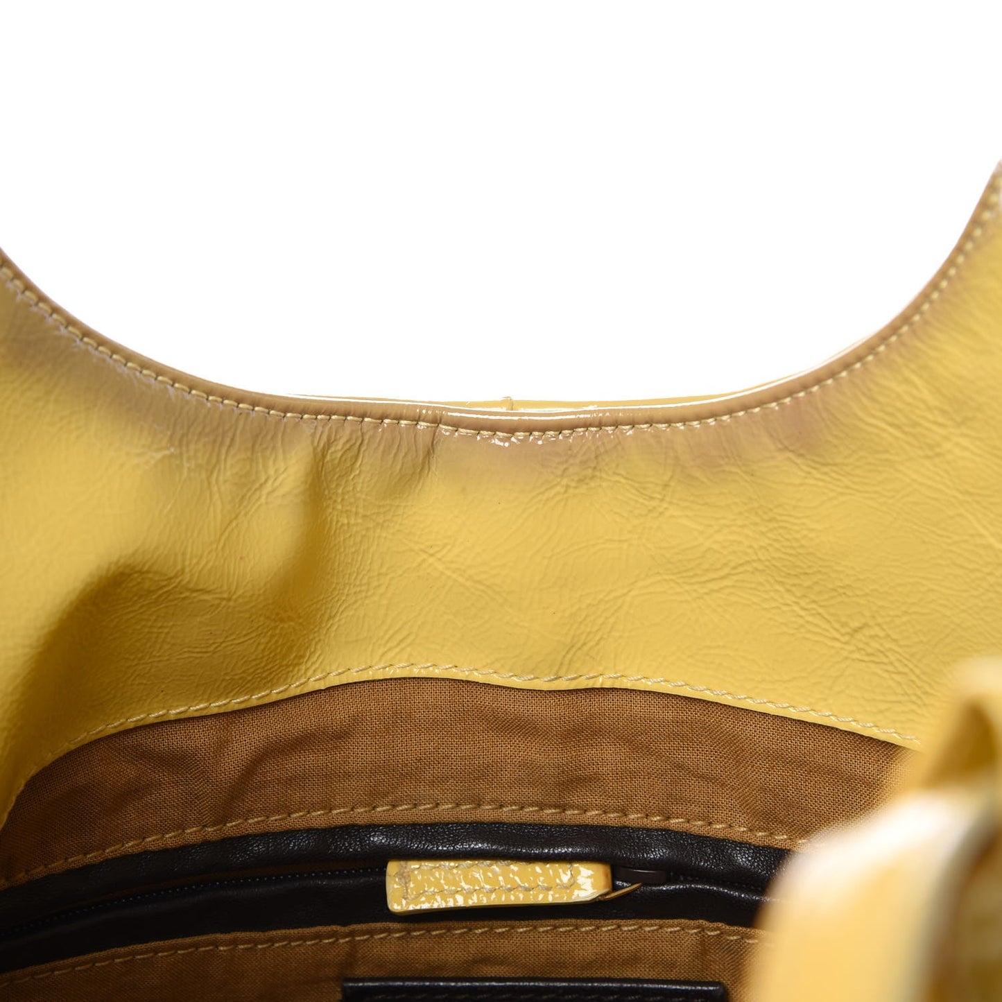 Patent Belle de Jour Cabas Tote Yellow