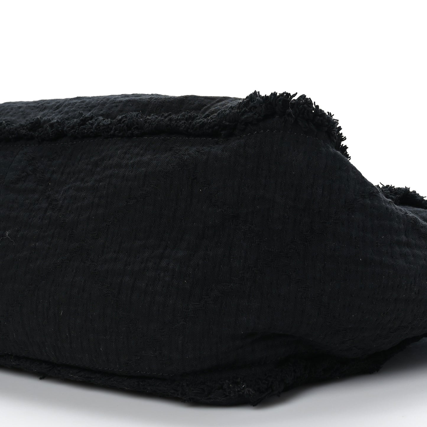 Canvas Extra Large Double Face Shopping Tote Black