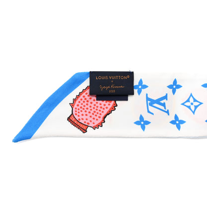 Louis Vuitton LV X YK Silk Monogram BB Bandeau Light Blue 3 of 4