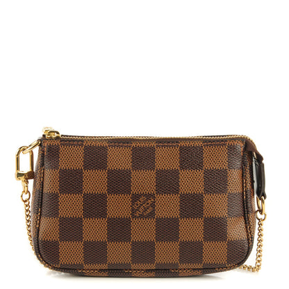 Louis Vuitton Damier Ebene Mini Pochette Accessories 1 of 8