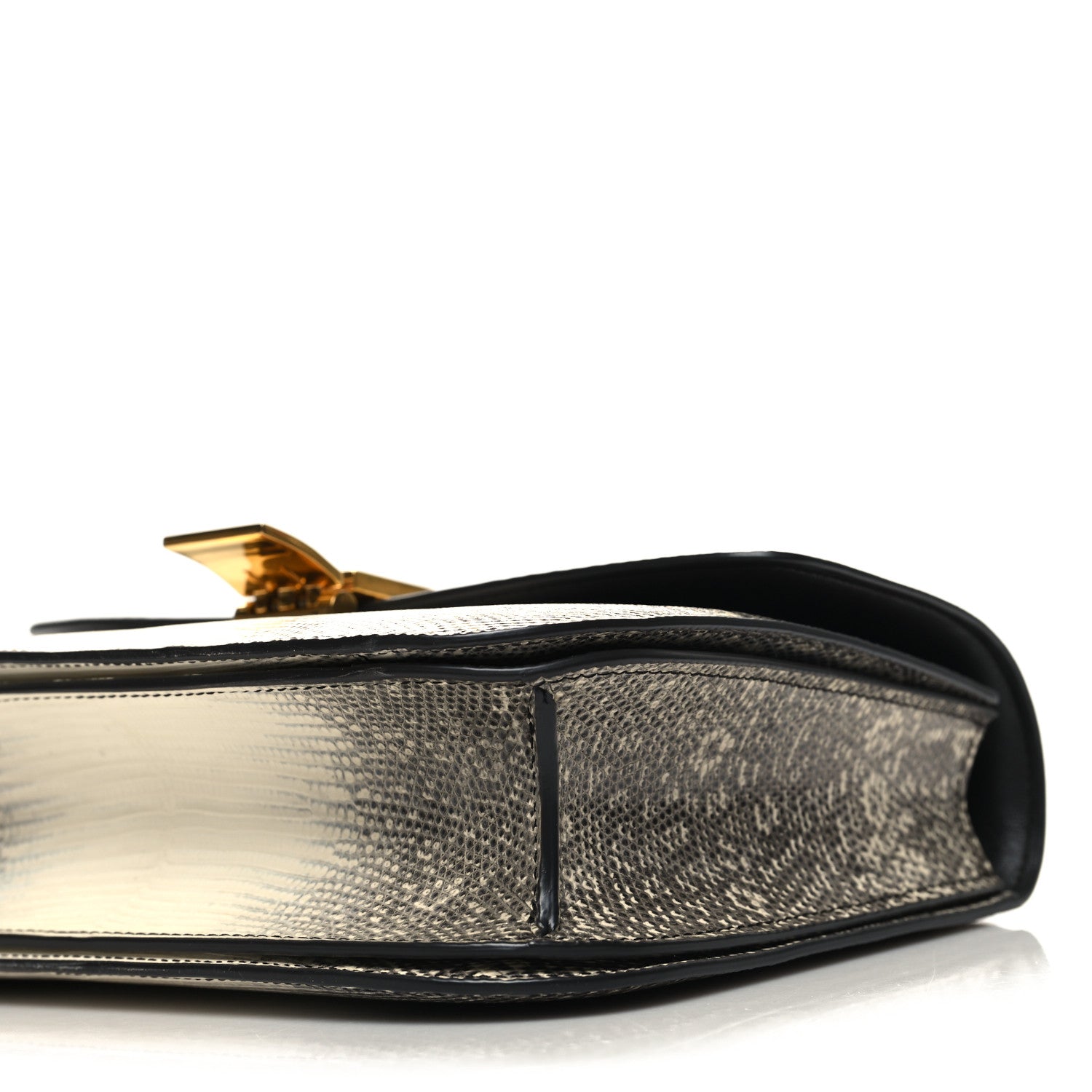 Celine Lizard Medium Classic Box Flap Bag Natural 10 of 10