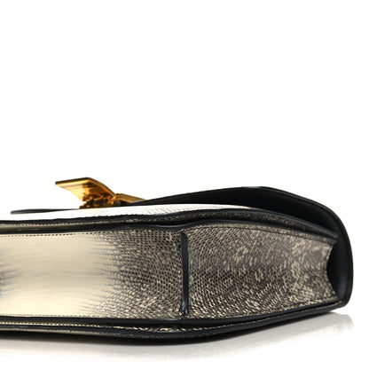 Celine Lizard Medium Classic Box Flap Bag Natural 10 of 10