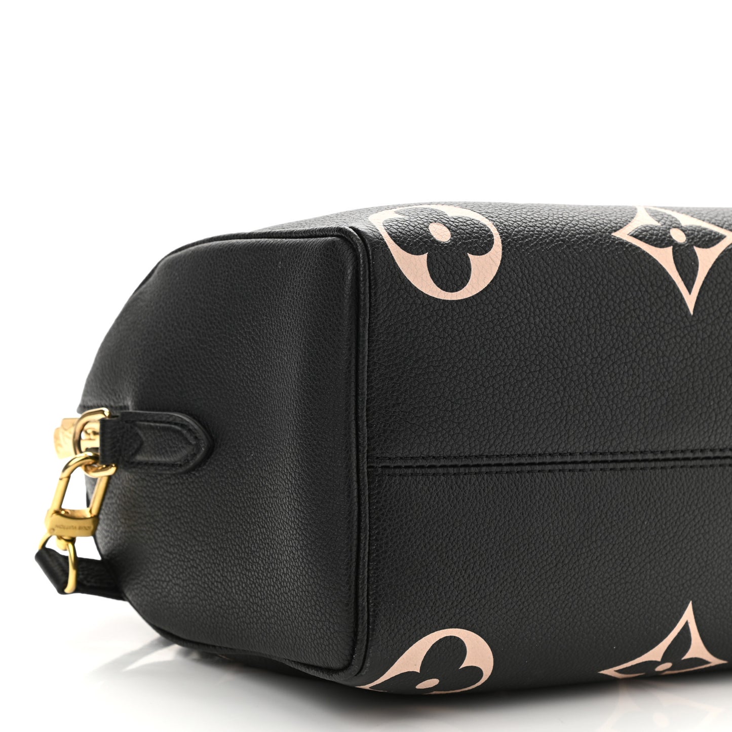 Empreinte Monogram Giant Speedy Bandouliere 25 Black Beige
