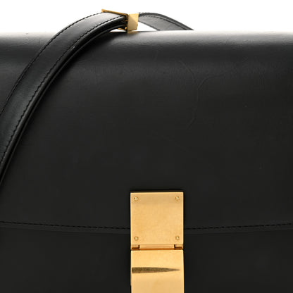 Celine Box Calfskin Medium Classic Box Flap Bag Black 8 of 15