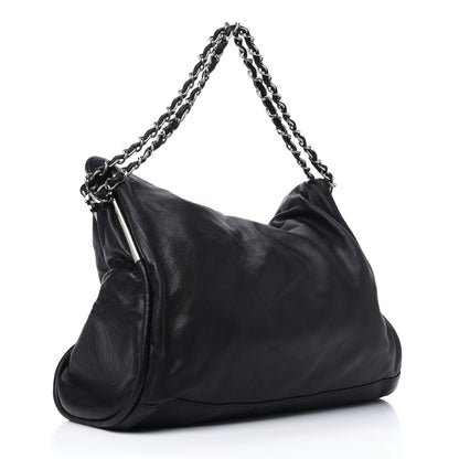 Chanel Lambskin Ultimate Soft Hobo Black 3 of 14