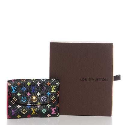 Louis Vuitton Monogram Multicolor Business Card Holder Black Grenade 8 of 8