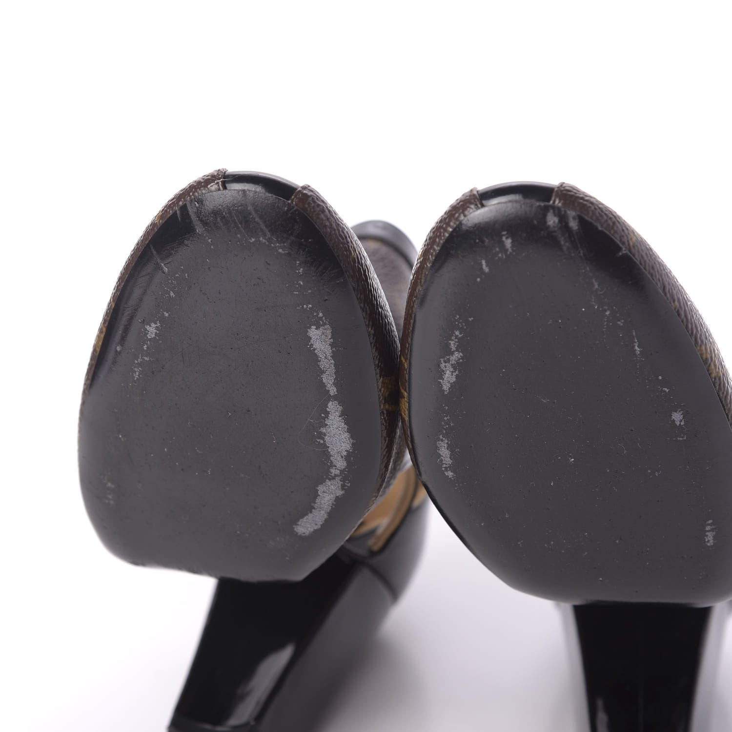 Louis Vuitton Monogram Headline Pumps 37 Black 9 of 9
