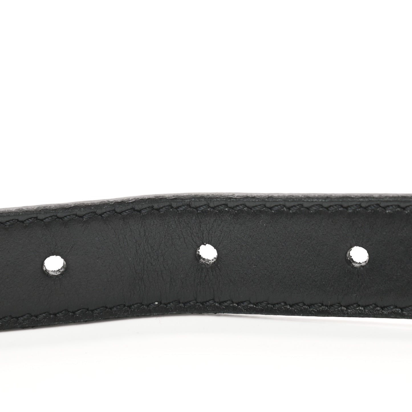 Plutone Calfskin Palladium Double G 20mm Belt 90 36 Black