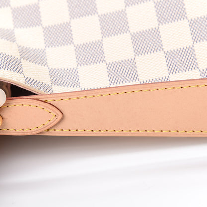 Louis Vuitton Damier Azur Graceful MM Rose Ballerine 12 of 14