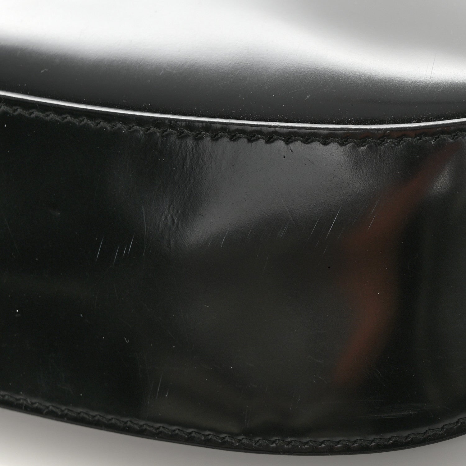 Prada Spazzolato Cleo Shoulder Bag Black 11 of 11