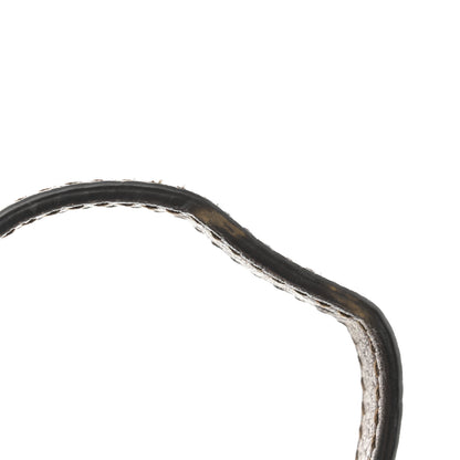 Gucci GG Supreme Monogram Textured Dollar Calfskin Web Small Ophidia Dome Shoulder Bag Beige Ebony New Acero 12 of 14