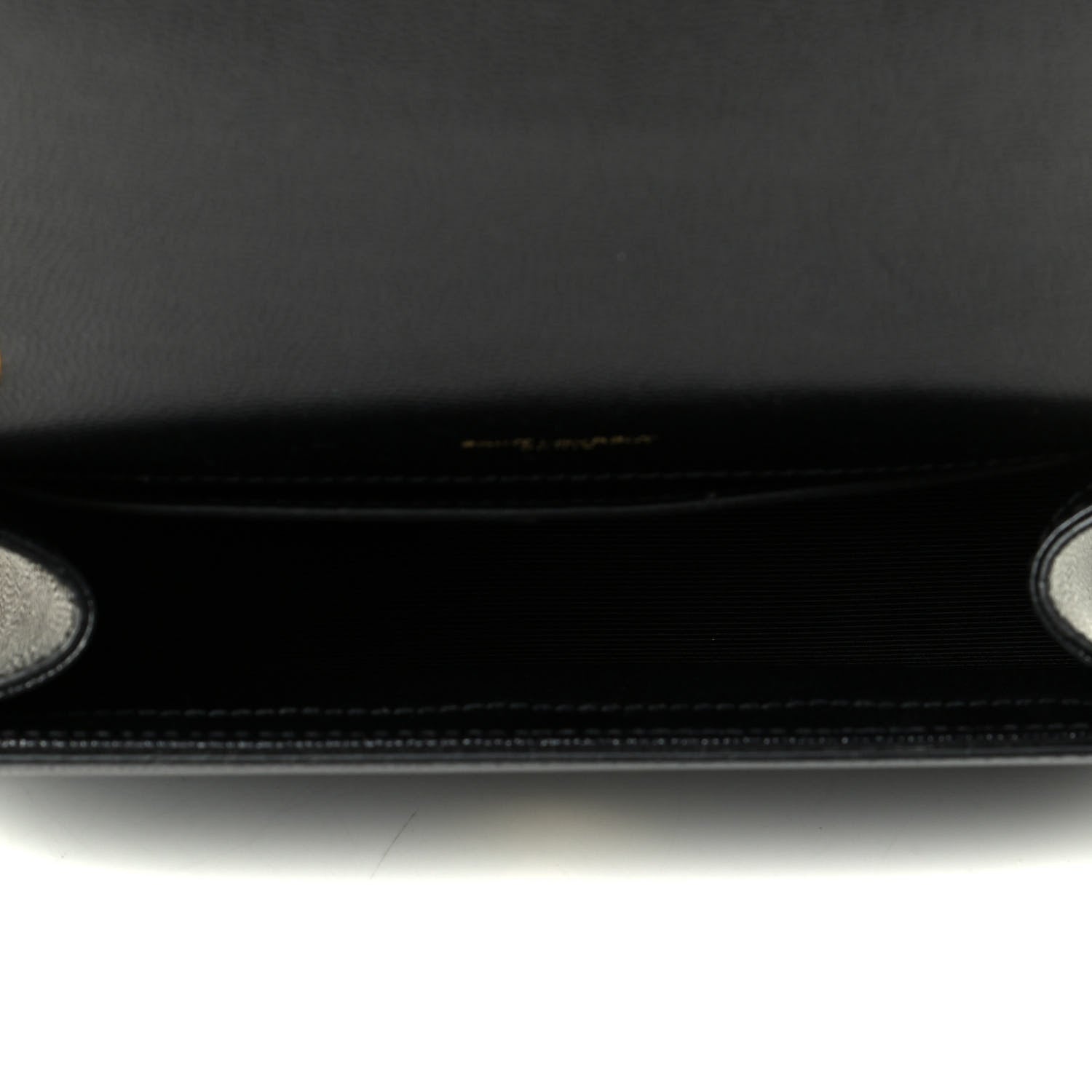 Saint Laurent Grain De Poudre Small Monogram Kate Satchel Black 4 of 6