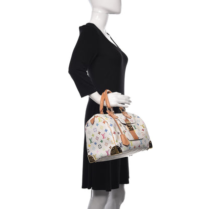 Louis Vuitton Monogram Multicolor Speedy 30 White 2 of 17