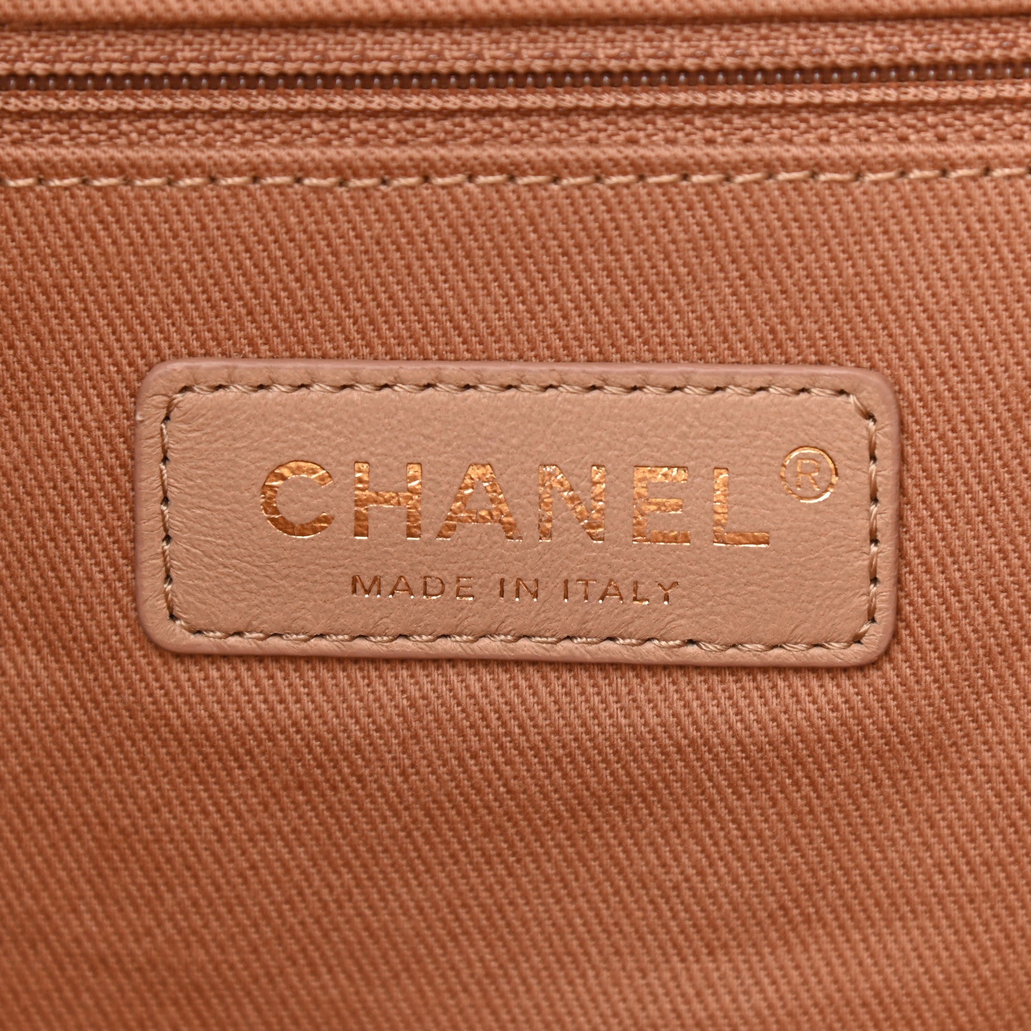 Chanel Caviar Quilted Large Coco Handle Shopping Tote Beige 7 of 12
