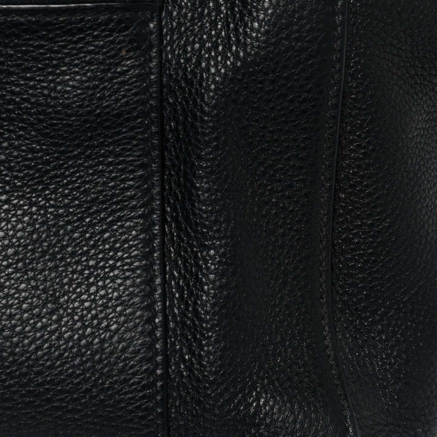 Glace Calf Twin Pocket Tote Black