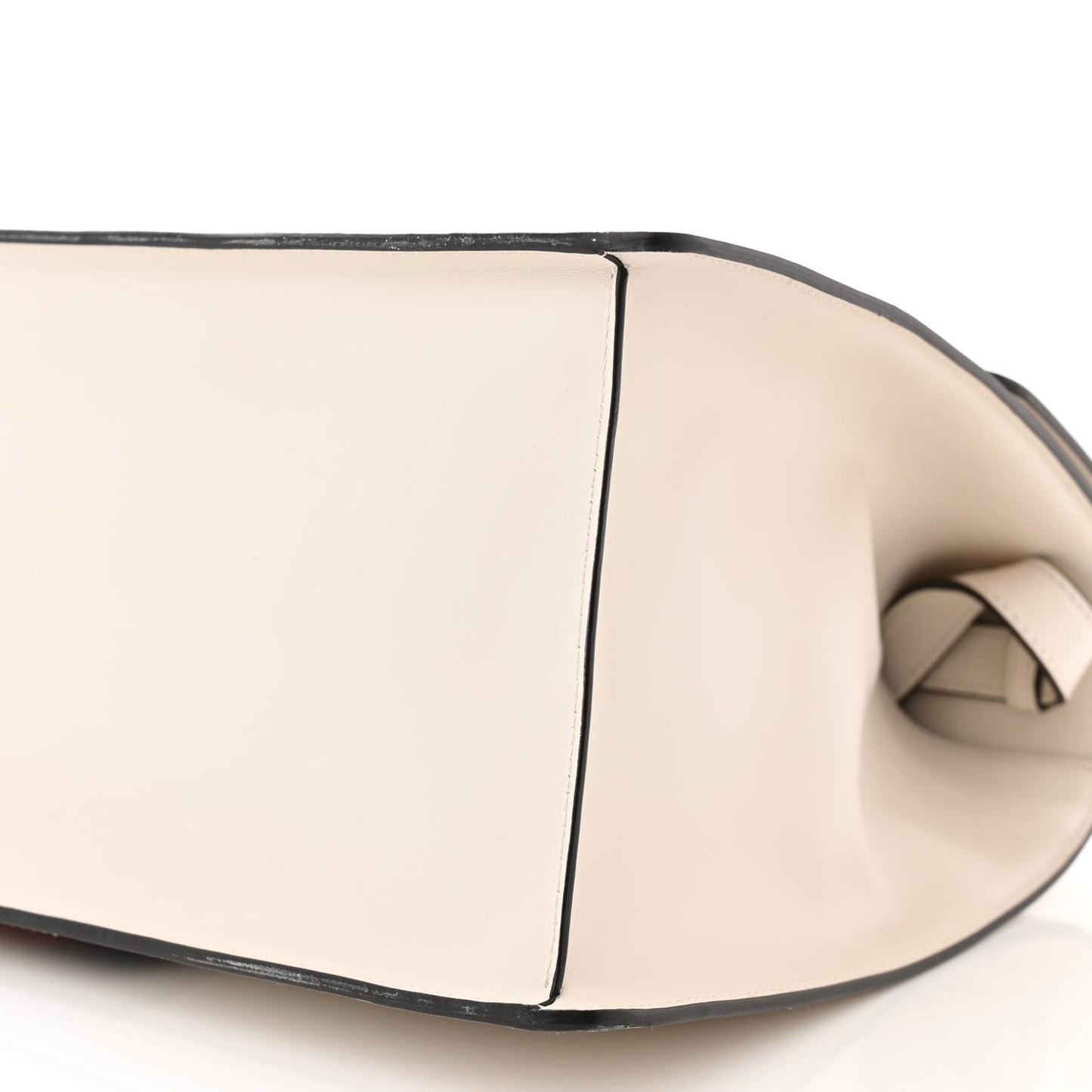 Calfskin Maxi Sylvie Top Handle Bag White