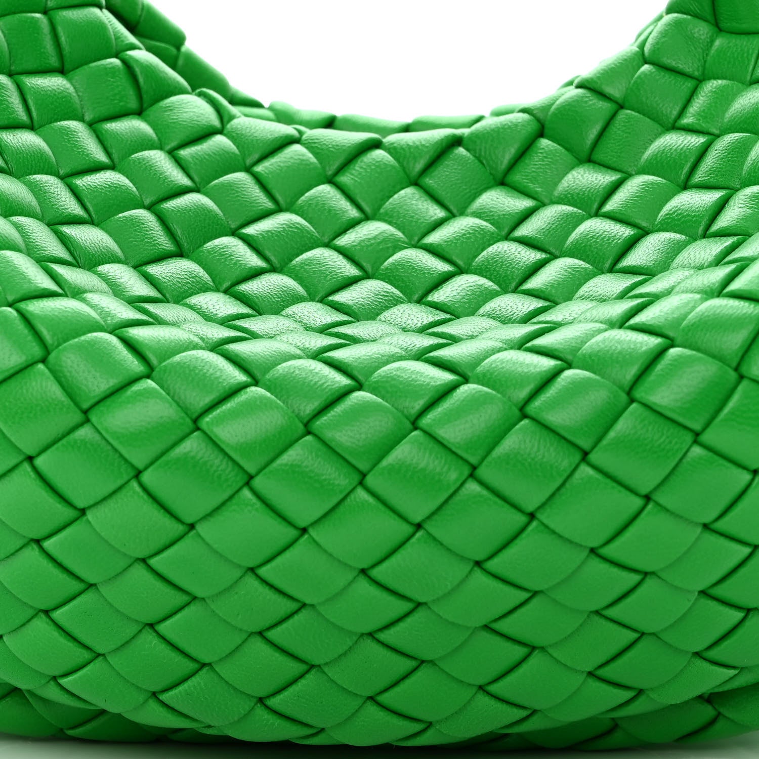 Bottega Veneta Rubber Intreccio Padded Mini Jodie Parakeet 7 of 9