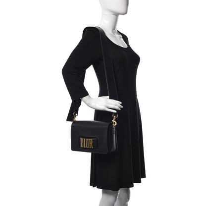 Christian Dior Smooth Calfskin Dio(r)evolution Flap Bag Black 2 of 11