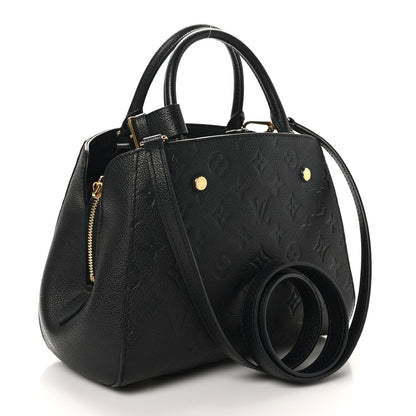 Louis Vuitton Empreinte Montaigne BB Black 3 of 9