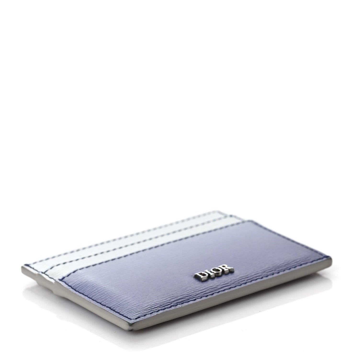 Christian Dior Homme Card Holder Blue Grey 4 of 9