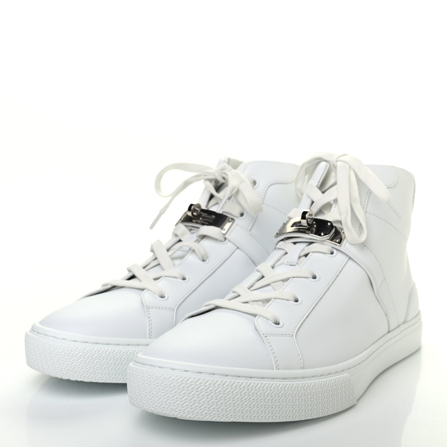 Hermes Calfskin Mens Daydream Sneakers 42.5 White 3 of 8