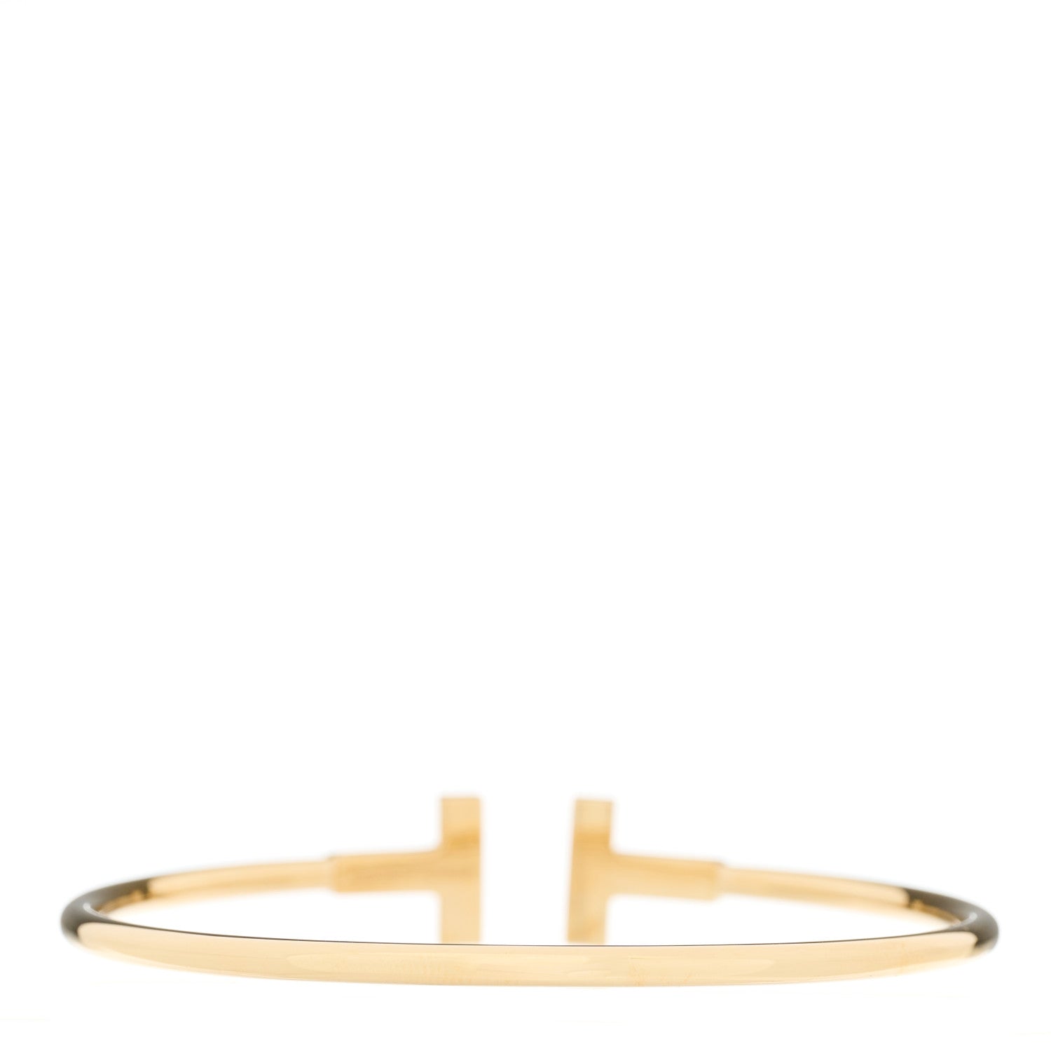 Tiffany 18K Rose Gold T Wire Bracelet 2 of 4