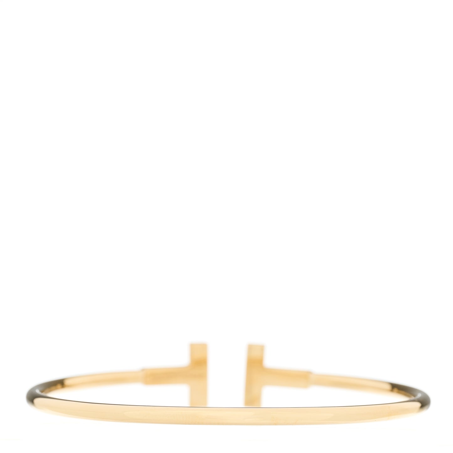 18K Yellow Gold T Wire Bracelet