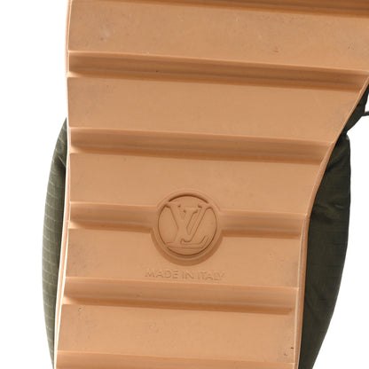 Louis Vuitton Nylon Monogram Pillow Comfort Ankle Boot 37 Khaki 7 of 8