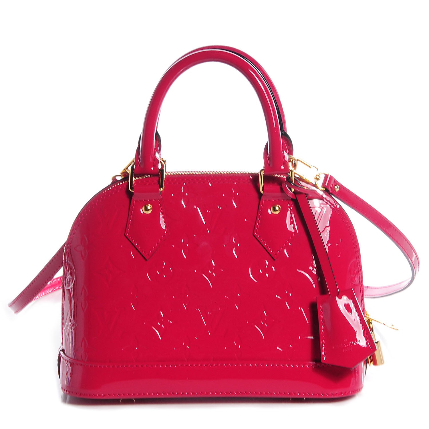 Louis Vuitton Vernis Alma BB Rose Indien 1 of 8