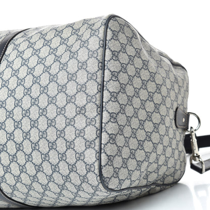 Gucci GG Plus Monogram Large Carry On Duffle Bag Navy 10 of 16