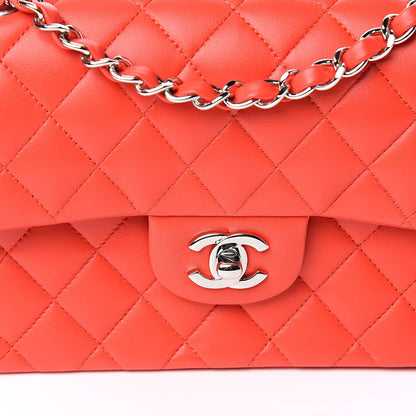 Chanel Lambskin Quilted Small Double Flap Red 10 of 11