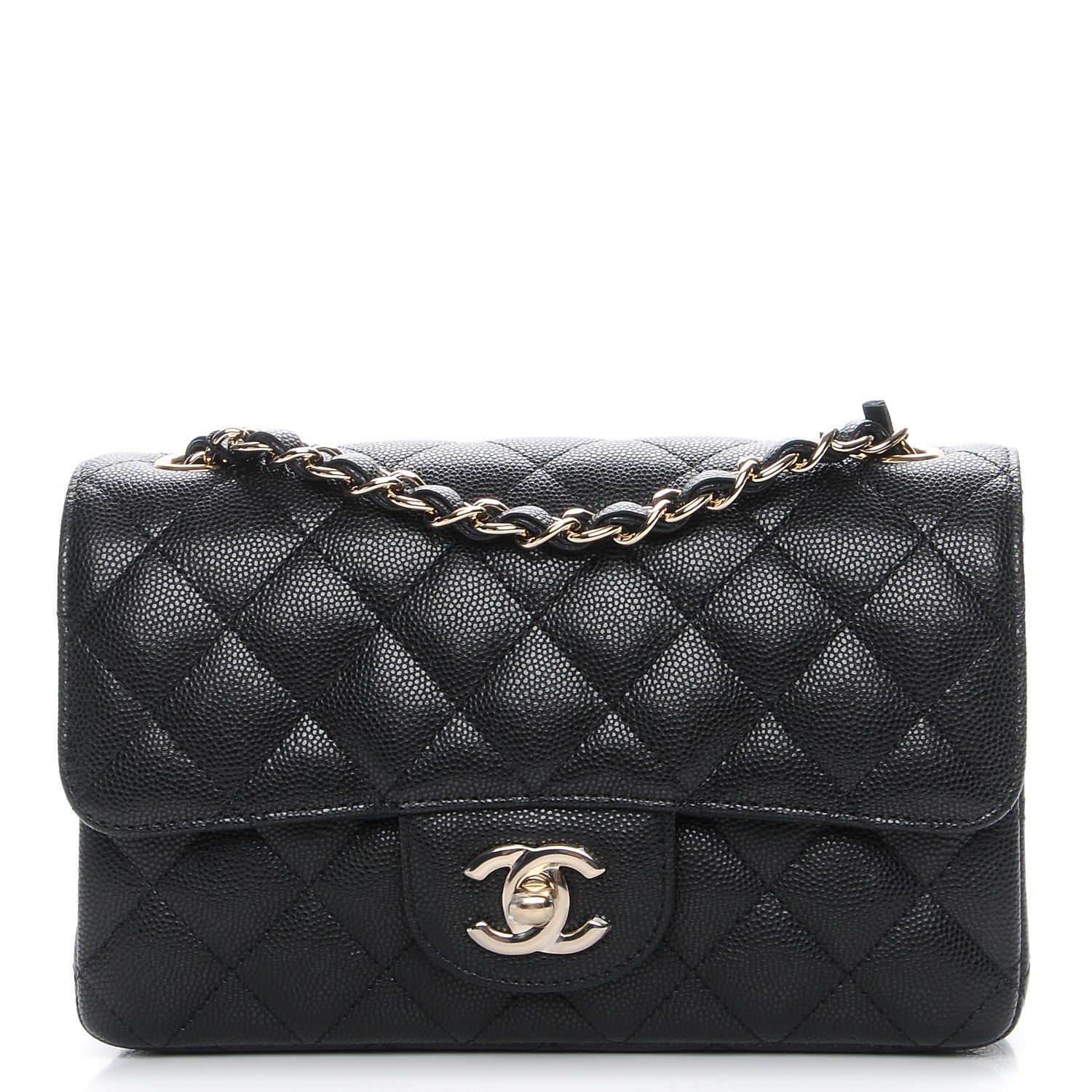 Chanel Caviar Quilted Mini Rectangular Flap Black 1 of 8