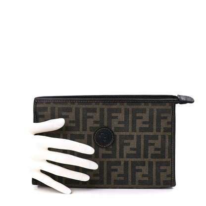 Fendi Zucca Zip Pouch Tobacco 2 of 14