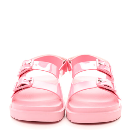 Gucci Rubber Mini Double G Womens Isla Dad Sandals 38 Wild Rose 2 of 11