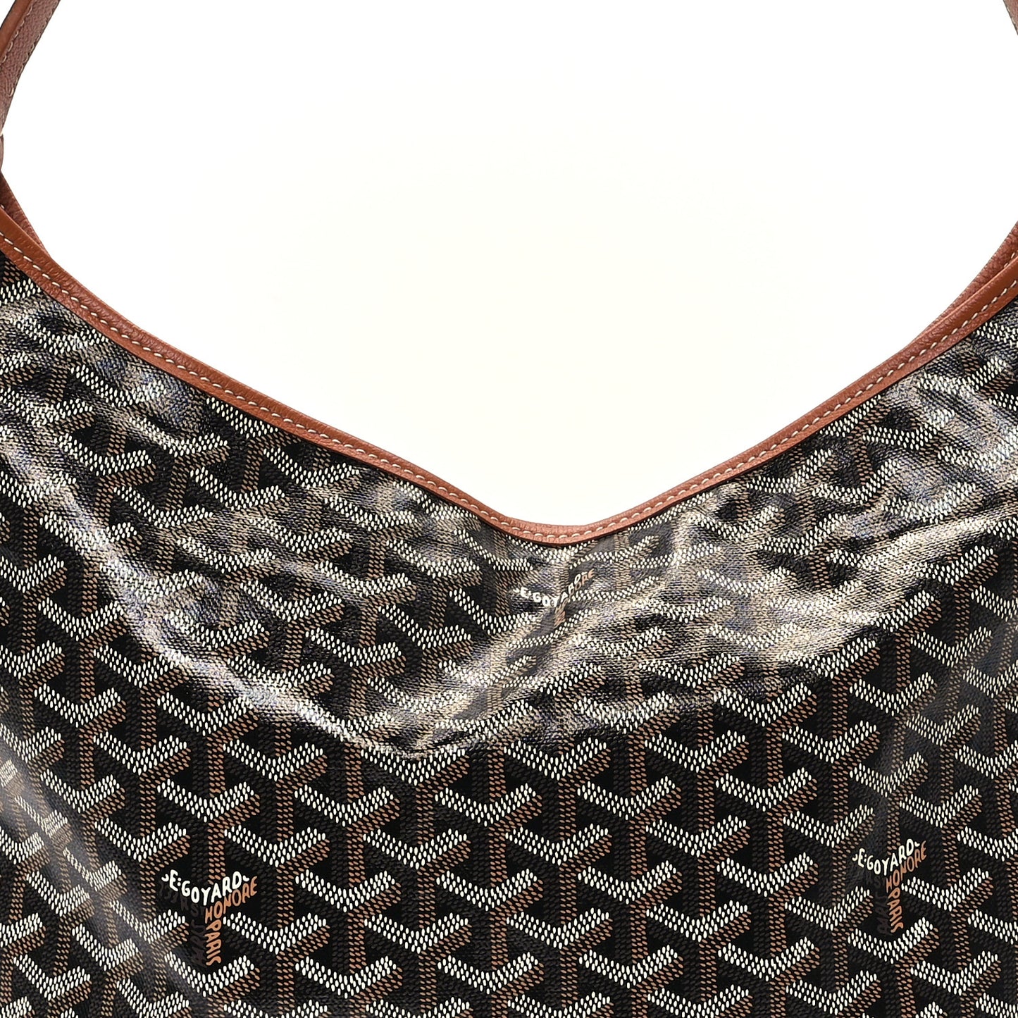 Goyardine Boheme Hobo Black Gold