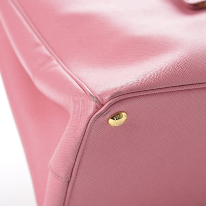 Prada Saffiano Medium Galleria Double Zip Tote Geranio 11 of 11