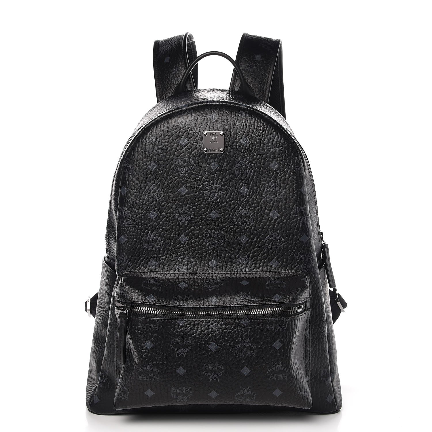 MCM Visetos Medium Stark Backpack Black 1 of 10