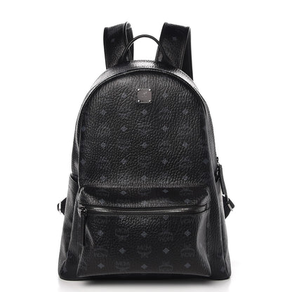MCM Visetos Medium Stark Backpack Black 1 of 10