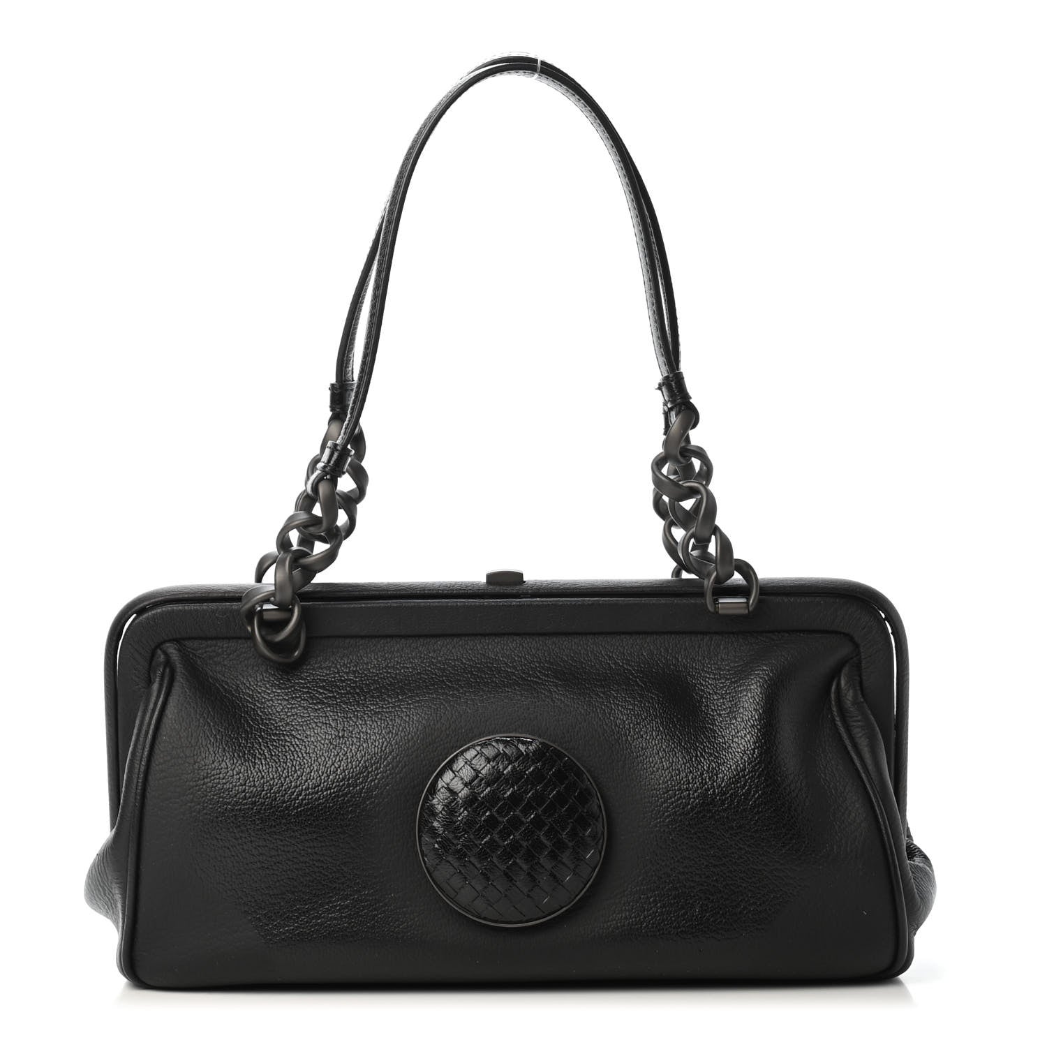 Bottega Veneta Calfskin Shoulder Bag Black 1 of 4