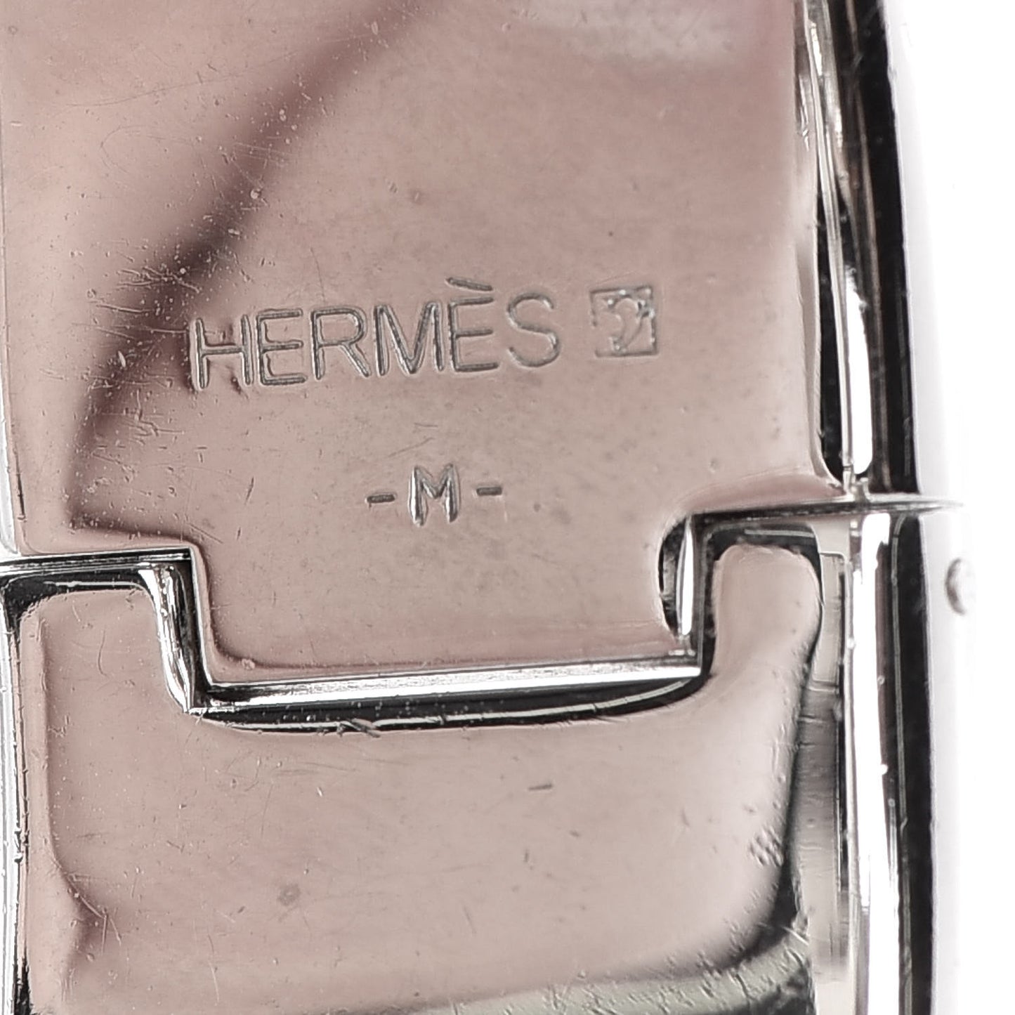 Enamel Wide Clic Clac H Bracelet PM Black