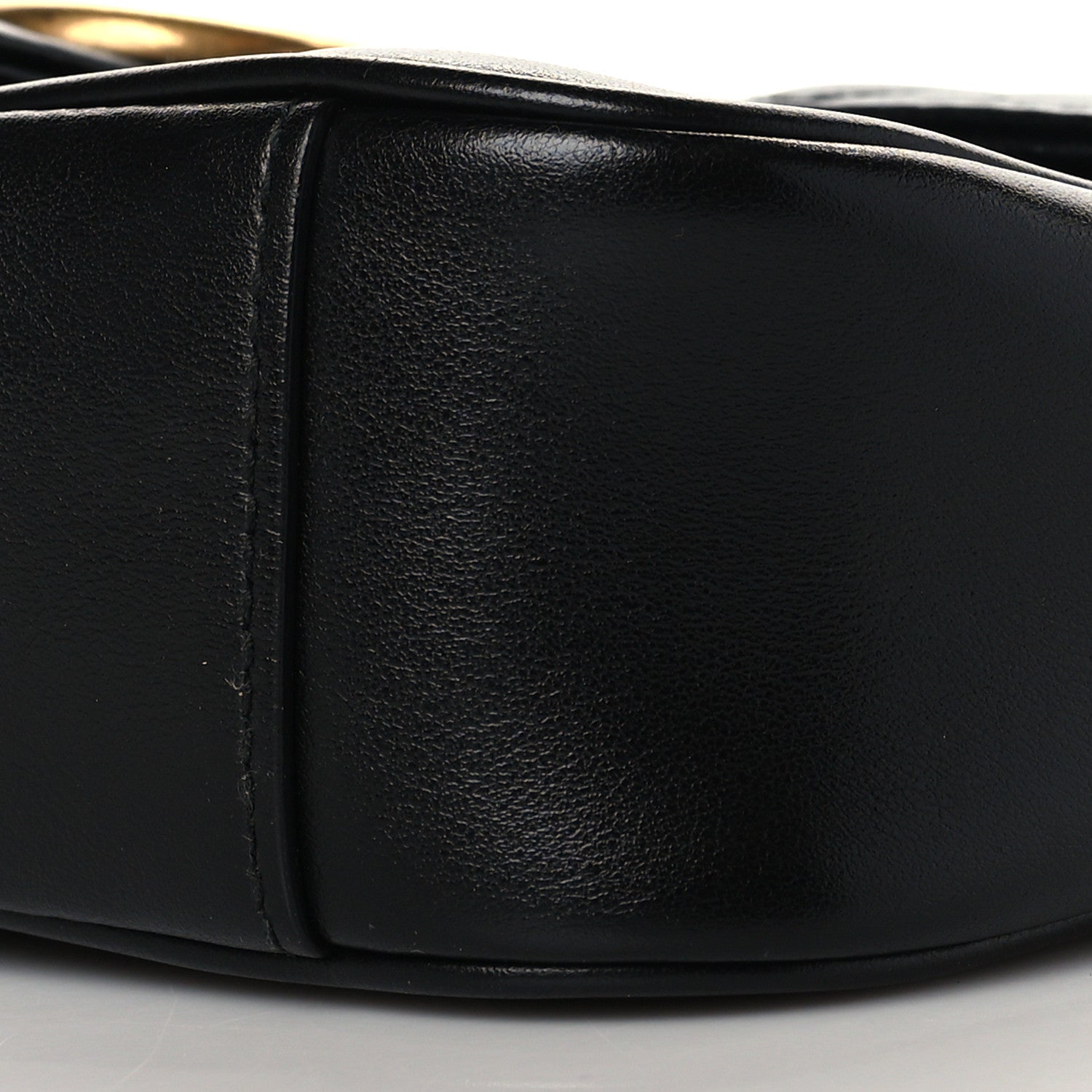 Gucci Calfskin Matelasse Mini GG Marmont Shoulder Bag Black 10 of 10