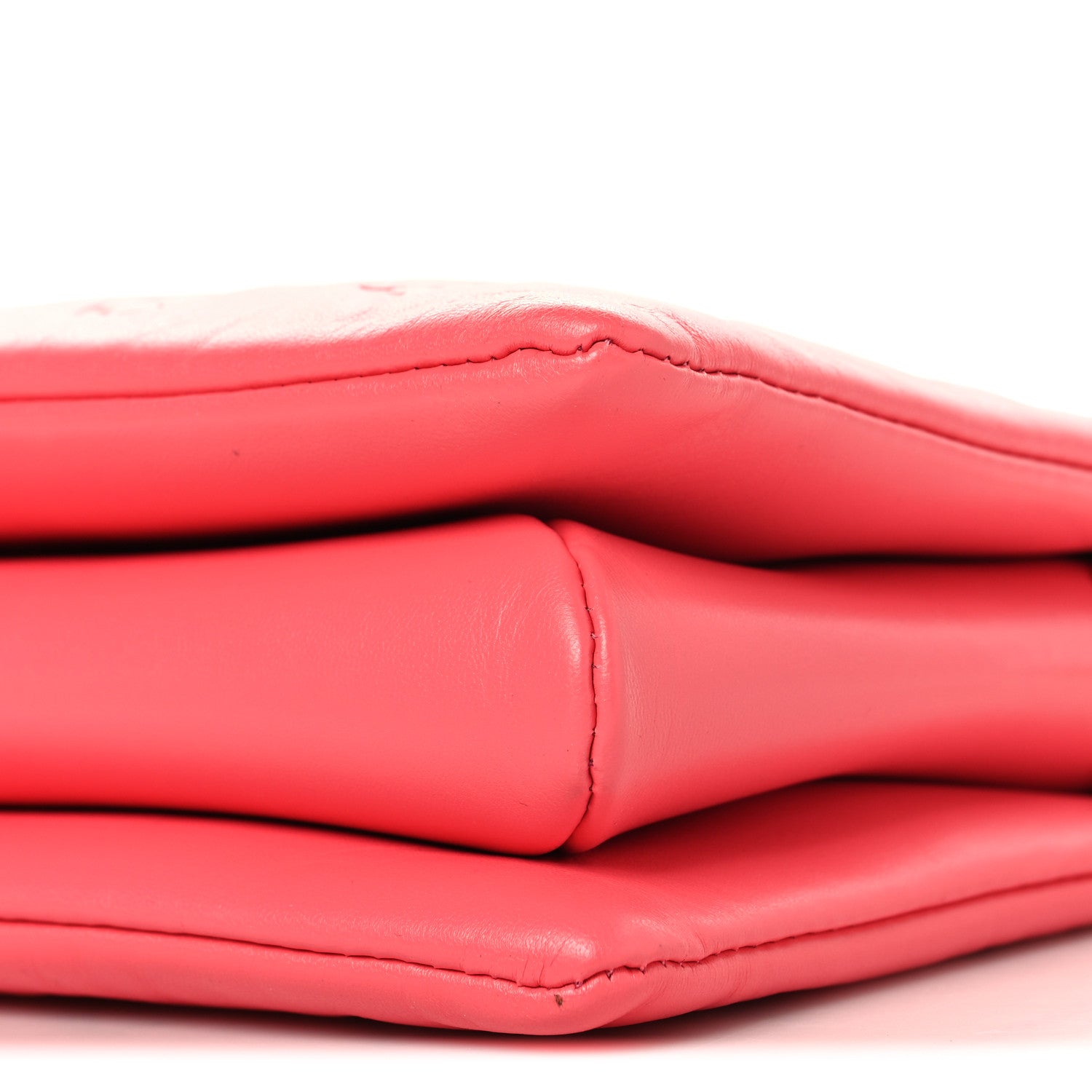 Louis Vuitton Lambskin Embossed Monogram Coussin PM Coral 12 of 13