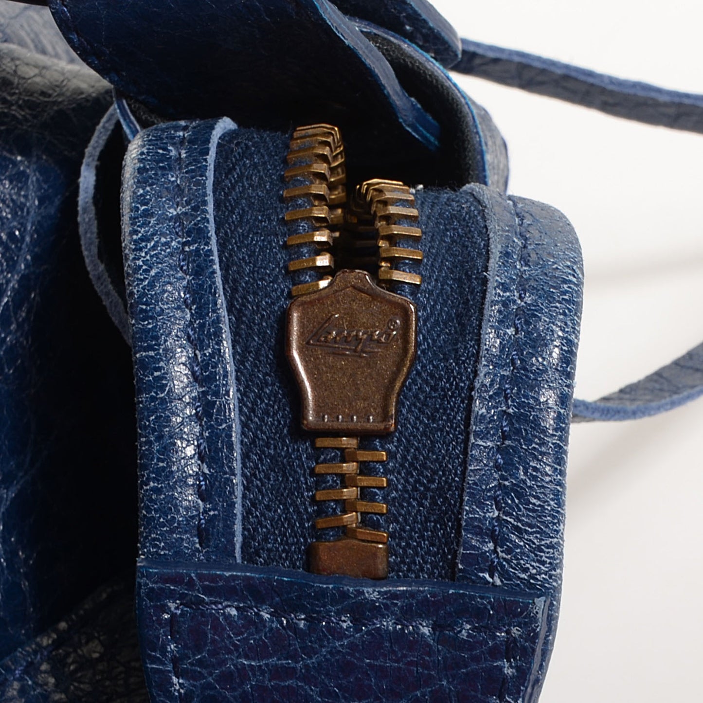 Agneau Classic Hardware Day Hobo Bleu Mineral